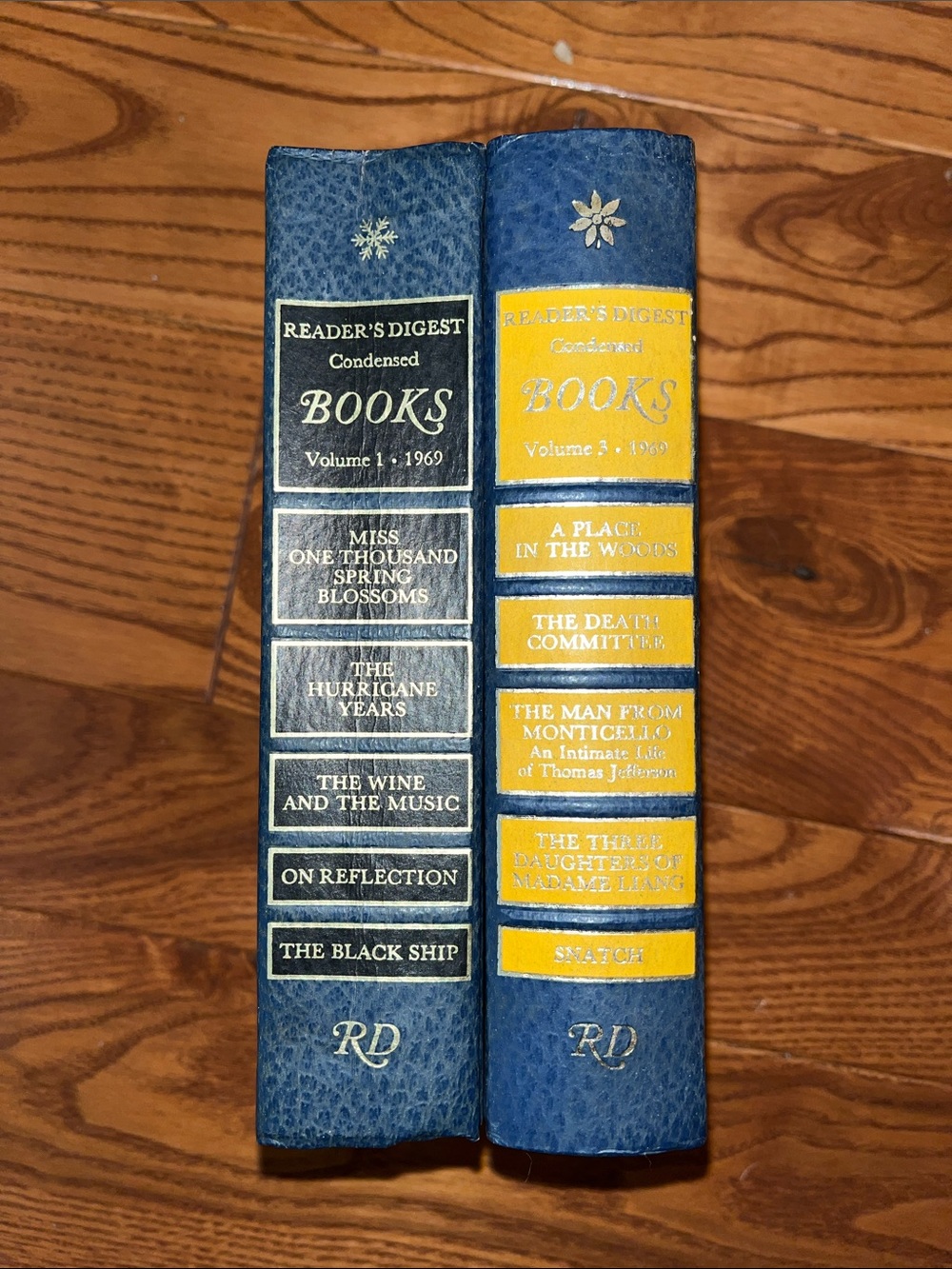 Reader's Digest Condensed Books volume 1 and volume 3 1969